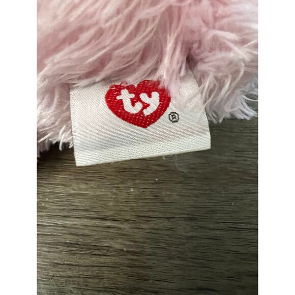 TY Pluffies My First‎ Teddy Sweet Baby Pink Bear Plush - Picture 5 of 7